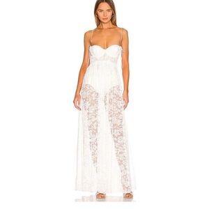 For Love And Lemons White Lace Dress